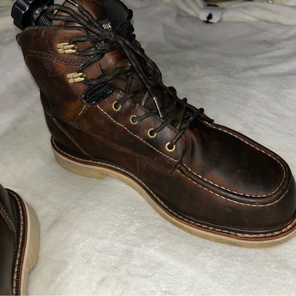 ARIAT Rebar Lift 6" WP Composite Toe Work Boot Men's Size 11D Brown Leather 003 - Picture 8 of 16